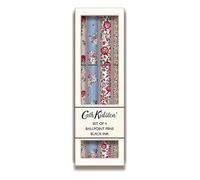 The Great British Card Company Cath Kidston - Juego de 4 bolgrafos de tinta negra