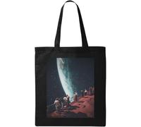 The Great Canyon of Outer Space - Bolsa de algodón ecológico natural, color negro, Black, Talla única