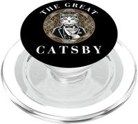 The Great Catsby, diseño Divertido de Gatos, Amante de los PopSockets PopGrip para MagSafe