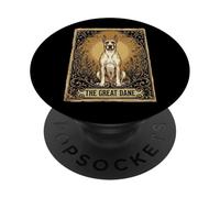 The Great Dane Tarot Card PopSockets PopGrip Adhesivo