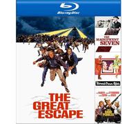 The Great Escape [Blu-ray] + 3 Bonus Steve McQueen Classic Movies (The Magnificent Seven / The Thomas Crown Affair / The Sand Pebbles)