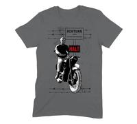 The Great Escape Featuring Steve McQueen - Camiseta para hombre, gris oscuro, L