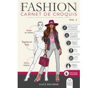The Great Fashion Collection - Carnet de croquis de Mode - Figurines féminines de MODE - Volume 2 - Silhouettes en noir: A4 - Édition Grand Format - ... figurines - Pour les gauchers et gauchères