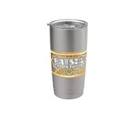 The Great Gatsby Logo With Gold Decor Vaso térmico de acero inoxidable de doble pared
