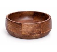 The Great Indian Bazaar Hermoso cuenco decorativo hecho a mano de madera de mango de 6 x 2 para frutas secas, patatas fritas, mesa de café, mostrador, exhibidor de llaves, vajilla de cocina