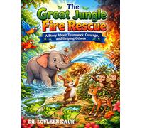 The Great Jungle Fire Rescue: A Story About Teamwork, Courage, and Helping Others (Unity Is Strength: Heartwarming Bedtime Stories of Teamwork and Friendship for Kids)
