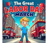 The Great Labor Day March book for kids: A Heartwarming Patriotic Children Storybook About Hardworking Heroes, Gratitude, and Celebrating Community Workers