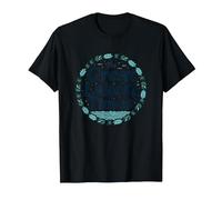 The Great Lake Times: Nostalgia Costera Camiseta, Hombre, Negro, S