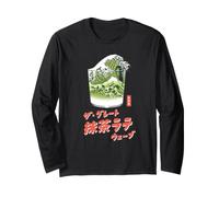 The Great Matcha Latte Wave Japanese Retro Pop Art Manga Larga