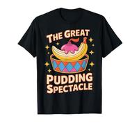 The Great Pudding Spectacle, diseño Retro de plátano Camiseta
