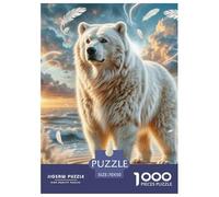 The Great Pyrenees, Juego De Puzzle De 1000 Piezas, Actividad Creativa Y Calmante, Ideal para Decoración O Regalo, Recomendado Desde 12 Años, Pet, 70x50cm/1000pcs