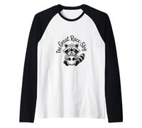 The Great Racc-Sby Funny Trash Panda Raccoon Meme Camiseta Manga Raglan