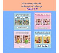 The Great Spot the Difference Challenge: An Exciting Activity Book with 48 Unique 3D Picture Puzzles for Little Detectives Ages 4-8