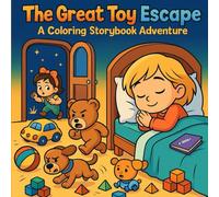 The Great Toy Escape - A Coloring Storybook Adventure: Lovely Coloring Story Book for kids