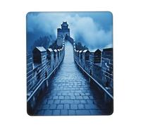 The Great Wall - Alfombrilla de mouse para juegos, diseño de impresión completa con base de goma de 3 mm, ergonómica y duradera para oficina, juegos y estudio