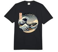 The Great Wave Kanagawa - Ropa de Calle Japonesa Comfort Colors Adult Heavyweight T-Shirt