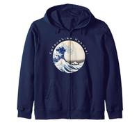 The Great Wave Off Kanagawa Katsushika Hokusai Japanese Art Sudadera con Capucha