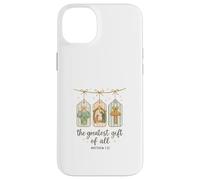 The Greatest Gifts of All Matthew 1:21 Nativity Watercolor Carcasa para iPhone 14 Plus