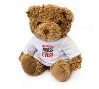 The Greatest NURSE EVER - Adorable oso oso de peluche marrón suave, regalo