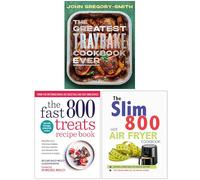 The Greatest Traybake Cookbook Ever, The Fast 800 Treats Recipe Book & The Slim 800 Hot Air Fryer Recipe Cookbook 3 Books Collection Set