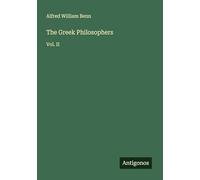 The Greek Philosophers: Vol. II