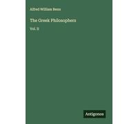 The Greek Philosophers: Vol. II