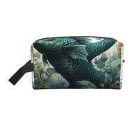 The Green Flying Fish - Neceser de viaje multifuncional para uso diario y fitness, para cosméticos, artículos de papelería y más