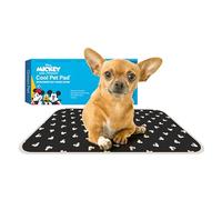 The Green Pet Shop Cool Pet Pad - Alfombrilla extra pequeña, Mickey y Minnie Mouse de Disney, autoenfriable, activada por presión para perros y gatos de 0 a 8 libras, gel no tóxico, no necesita agua