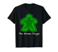 The Green Player Meeple Board Gamer Mesa Camiseta