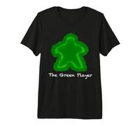 The Green Player Meeple Board Gamer Mesa Camiseta Premium