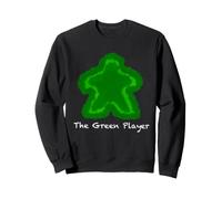 The Green Player Meeple Board Gamer Mesa Sudadera