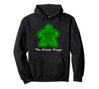 The Green Player Meeple Board Gamer Mesa Sudadera con Capucha