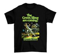 The Green Slime T-Shirt Cotton tee Summer For Men All Gift Fan Blacks