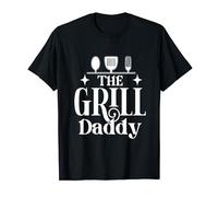 The Grill Daddy Funny BBQ Grill Dad Día del Padre Camiseta
