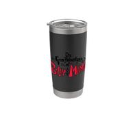 The Grim Adventures of Billy & Mandy Grim Logo Vaso térmico de acero inoxidable de doble pared