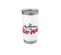 The Grim Adventures of Billy & Mandy Grim Logo Vaso térmico de acero inoxidable de doble pared