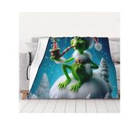 The Grin-Ch Fleece Blanket Super Soft Cozy Throw Blanket, for Man Woman Old People & Kids Bedding Features - Super Soft 40"X30"