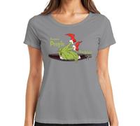 The Grinch Ewwww People Navidad divertido regalo introvertido mujer camiseta, gris, 3XL