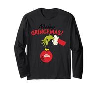 The Grinch Xmas Travieso Grumpy Fun Clásico Feliz Navidad Manga Larga