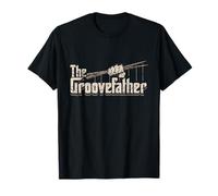 The Groovefather, batería vintage, batería, regalos, baterista Camiseta