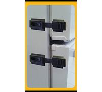 The Guardian - Cerradura de refrigerador para cualquier electrodoméstico, utilizado para bebés, niños con necesidades especiales y pacientes con demencia, Negro