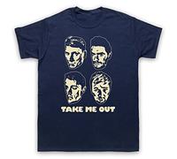 The Guns Of Brixton Franz Ferdinand Take Me out Camiseta para Hombre, Azul Marino, Medium