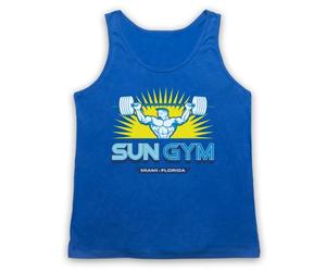 The Guns Of Brixton Pain and Gain Sun Gym Camiseta de Tirantes, Azul Real, Small