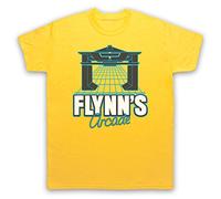The Guns Of Brixton Tron Flynns Arcade Camiseta para Hombre, Amarillo, 2XL