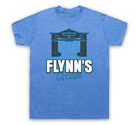 The Guns Of Brixton Tron Flynns Arcade Camiseta para Hombre, Azul Clásico, XL