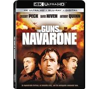 The Guns of Navarone (4K UHD Blu-ray) Gregory Peck David Niven (Importación USA)