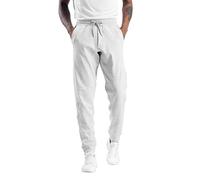 The Gym People Pantalones Deportivos de Forro Polar para Hombre con Bolsillos Profundos en Estilo Holgado, Forro Polar Gris Claro, Large