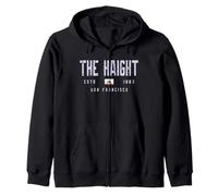 The Haight San Francisco California Field/The Haight SF Sudadera con Capucha