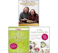 The Hairy Bikers' Great Curries, Lose Weight Fast The Slow Cooker Spice-Guy Curry Diet Recipe Book, The Healthy Medic Food for Life Meals in 15 minutes 3 Books Collection Set