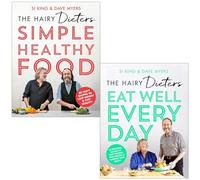 The Hairy Dieters Collection 2 Books Set By Hairy Bikers (Hairy Dieters' Simple Healthy Food & Eat Well Every Day)